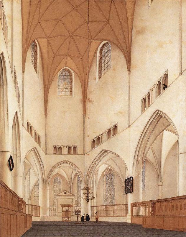 Pieter Jansz Saenredam Interior of the Choir of St Bavo at Haarlem Germany oil painting art